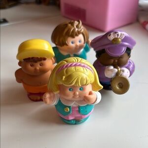 Little Tikes Toddle Tots set of 4 saxophone Steve Jessica chunky people